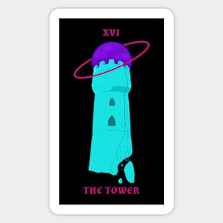 XVI. THE TOWER Sticker